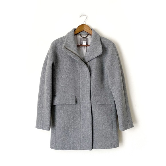 J. Crew Jackets & Coats J Crew Stadium Cloth Cocoon Wool Coat Gray